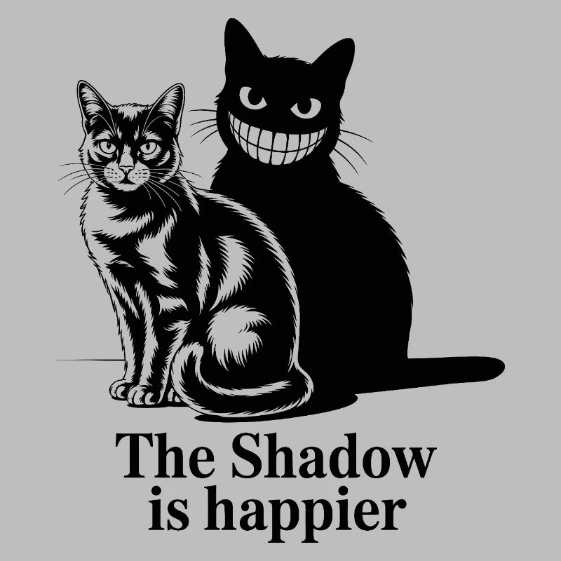 Shadow Cats Silhouette Duo
