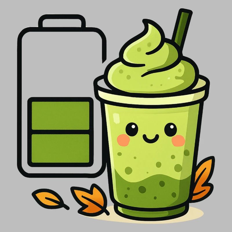 Matcha iced Latte Battery loading