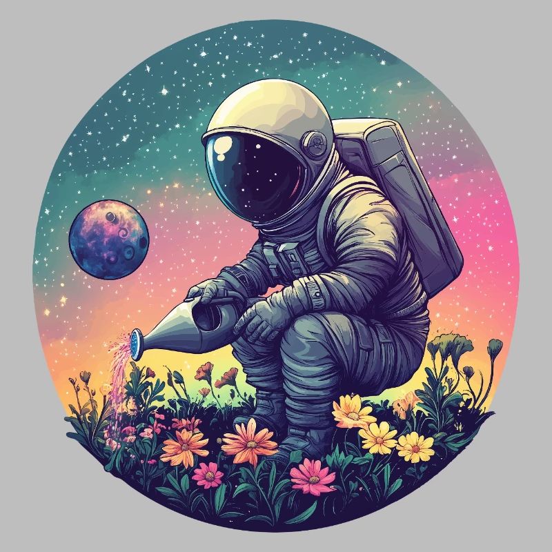 Astronaute de Space Blossoms