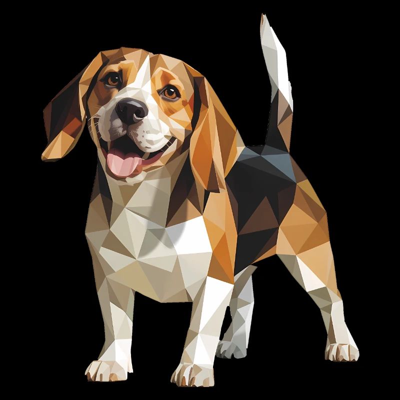Beagle - Cool Low Poly Logo