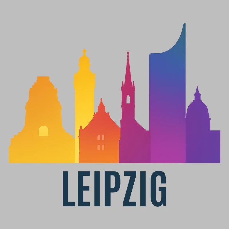 Pente de la ligne d’horizon de Leipzig