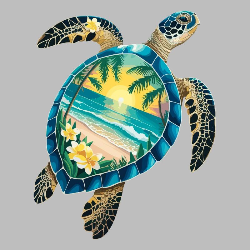 Turtle Waves Surf Turtle Surfer Turtles