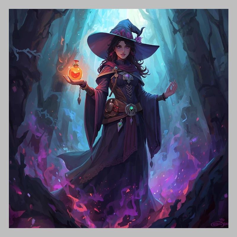 Enchanted Cave Witch