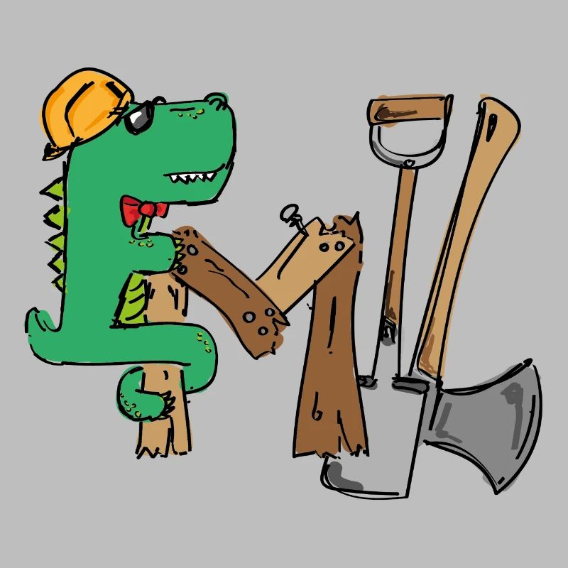 Emil Construction site croki with tools