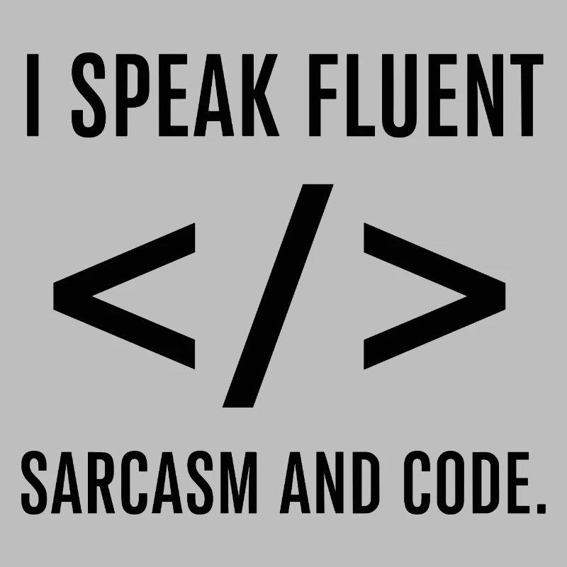 Je parle couramment le code
