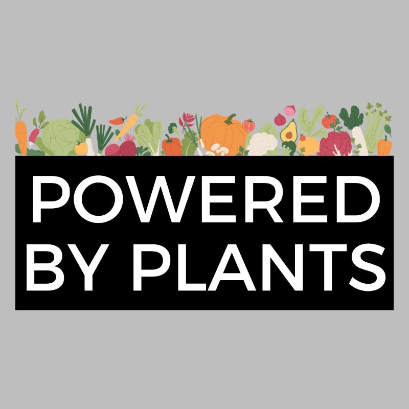 Propulsé par Plants Tee Design Veggie