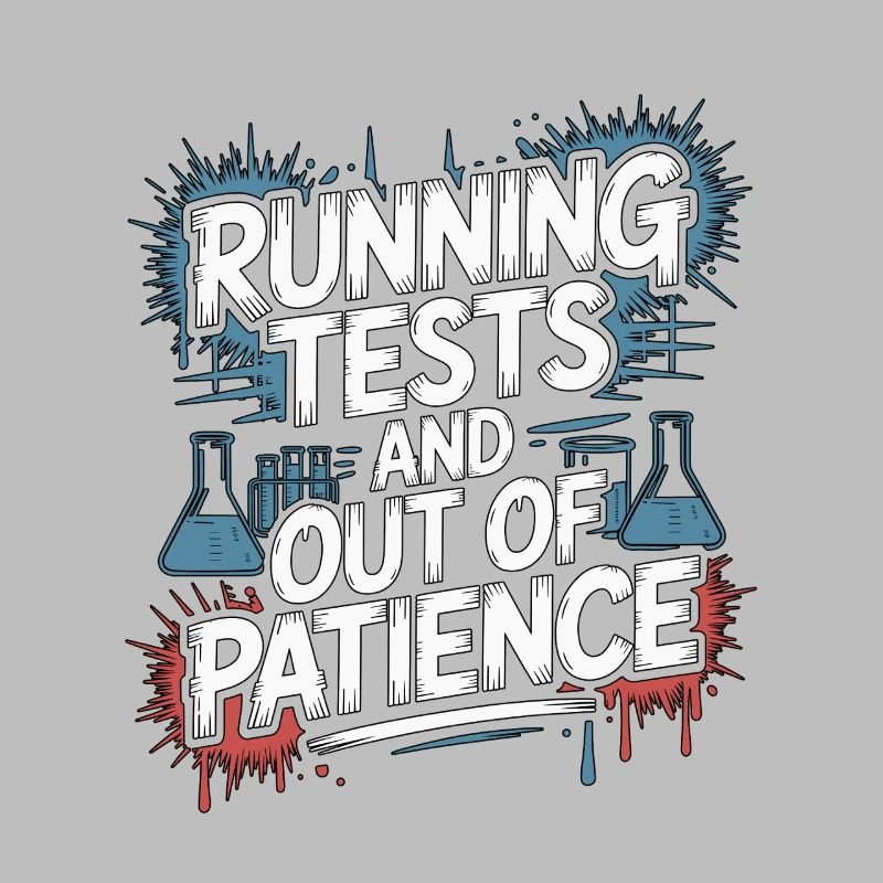 Lab Technician Running Tests And Laboratory Work