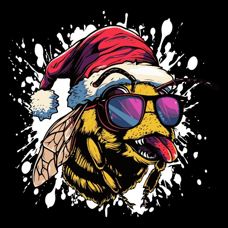 Bee Christmas Funny