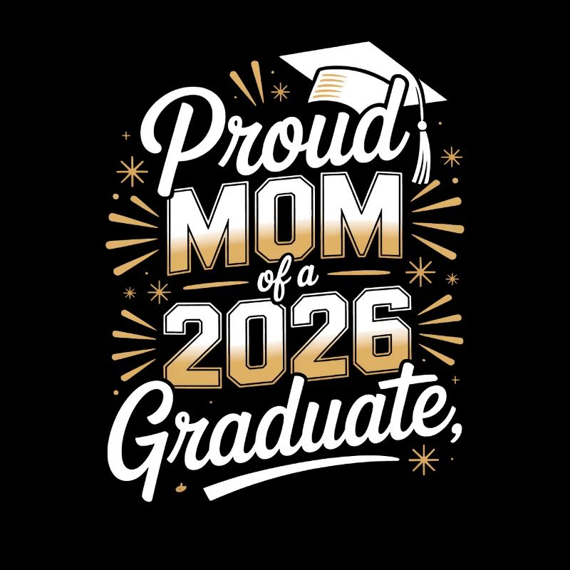 Stolze Mutter eines Absolventen von 2026