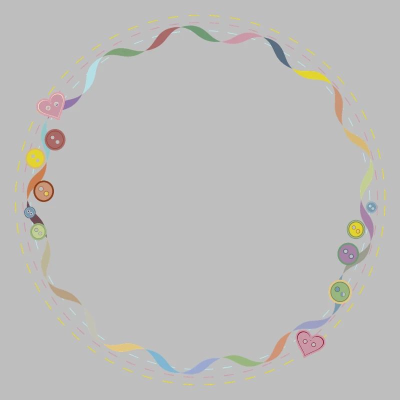 Embroidered Frame – Creative Needlework Motif