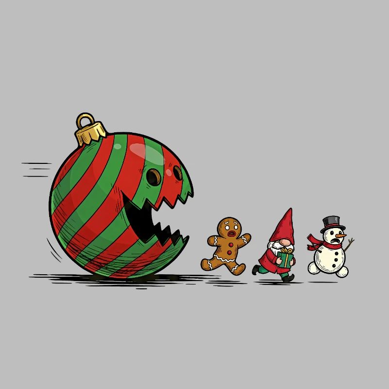 Verschlingende Weihnachtskugel Ornament