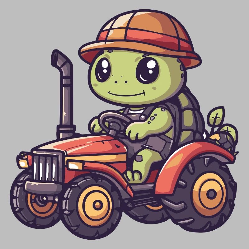 Turtle Tractor Farmer