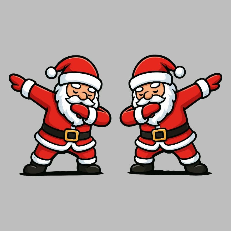 Santa Dab Dancing Comic