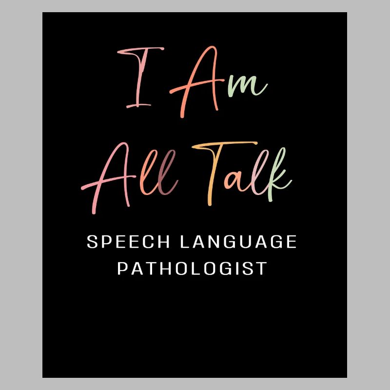 SLP Speech Therapist Speech Pathologist