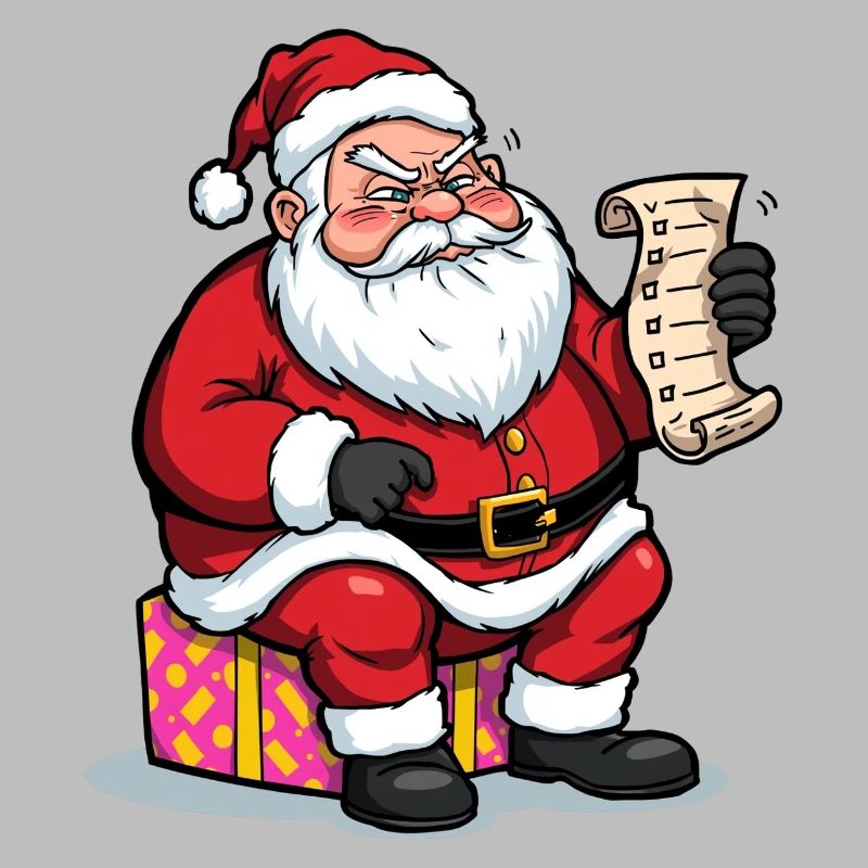 Weihnachtsmann-Humor-Checkliste