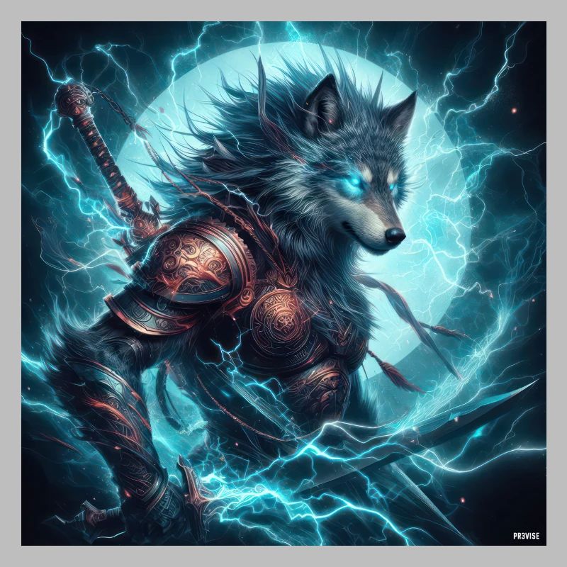 Luminous Arcane Wolf Armor