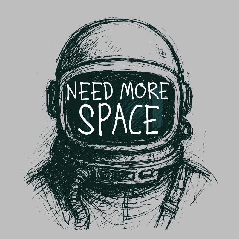 Besoin de plus de discours d’astronaute spatial Dessin