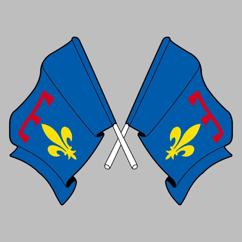 Drapeaux croisés de Provence