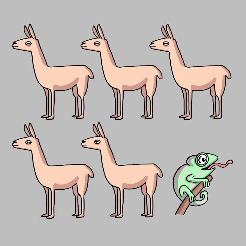 Caméléon Llama