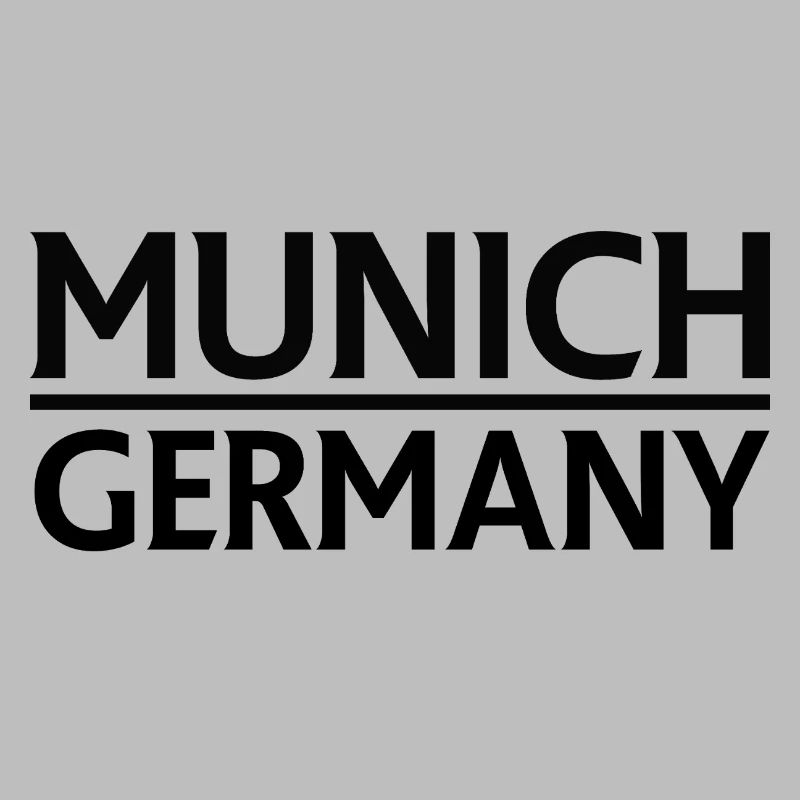 Munich – Germany Textdesign