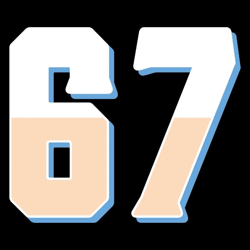 6 7 – Trendiges, minimalistisches Textdesign,