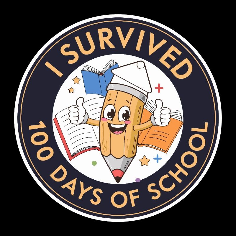 Überlebte 100 Tage Schule