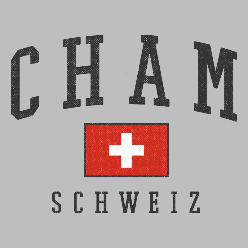 Style du drapeau suisse cham