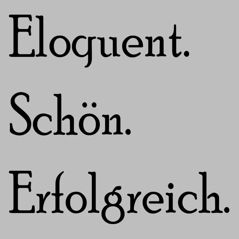 Eloquent. Nice. Successfully. Statement Saying