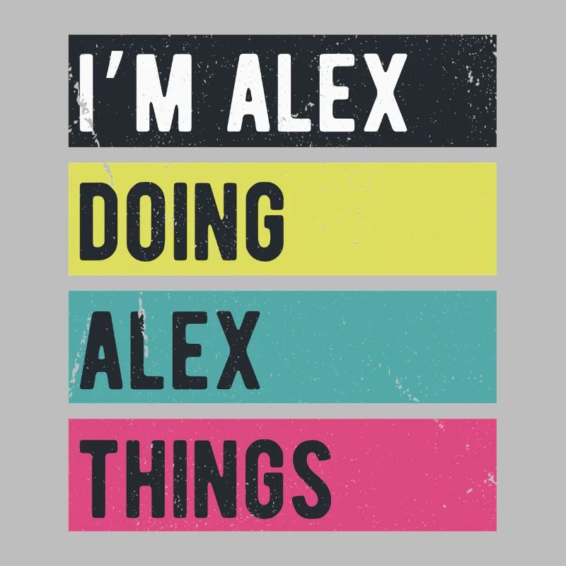 I’m Alex Doing Alex Things Retro Colors