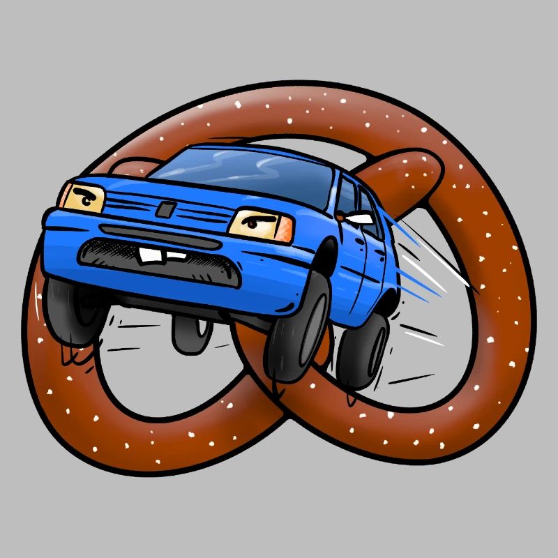 Les bretzels à roulettes