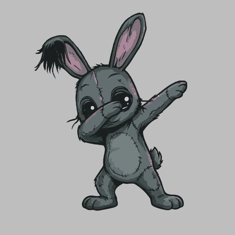 Patchwork Bunny Doodle