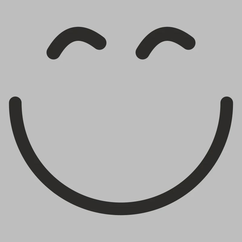 Souriant. Minimal. Certain.