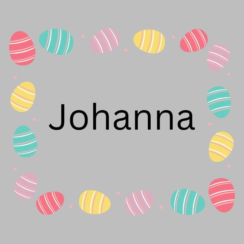 Pastel Egg Frame Pattern Johanna