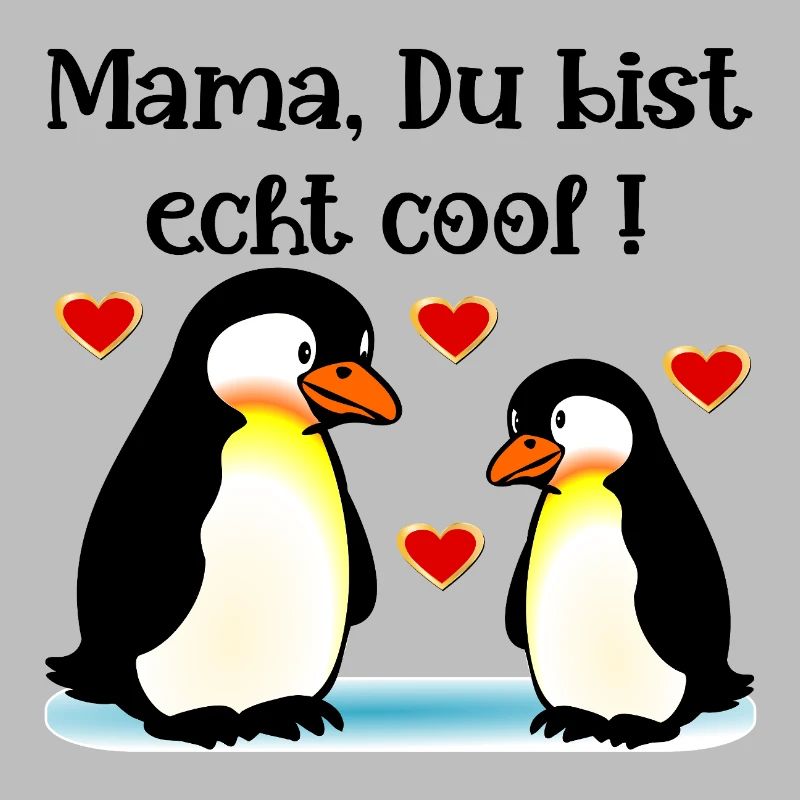 Komplimente Mama Muttertag Pinguine