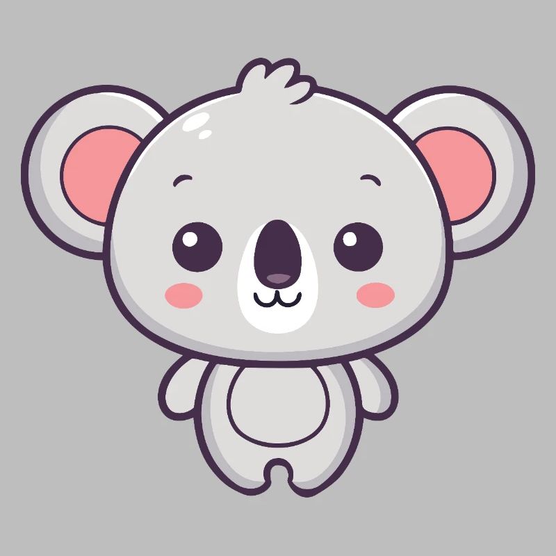 Koala Doux Pastel Dessin