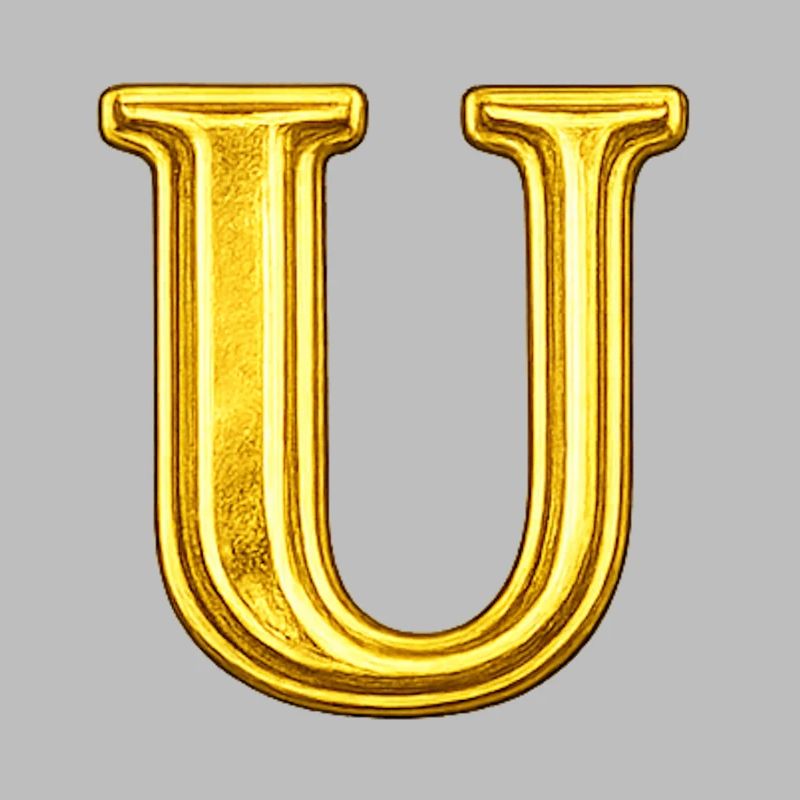 Golden U Monogram