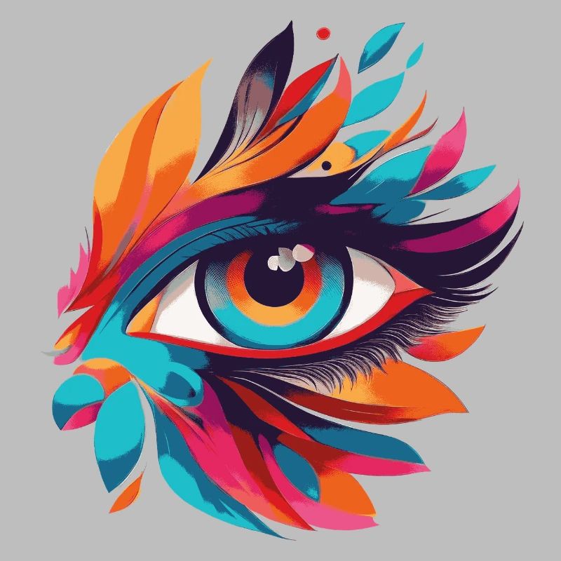 Color Eye Leaf Fire Pattern