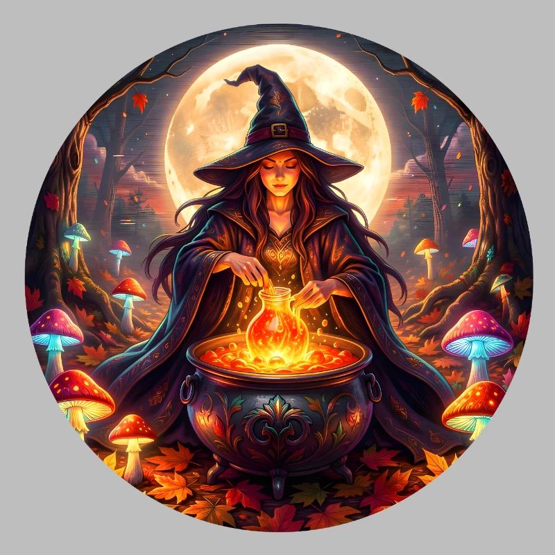 Moonlit Witch's Cauldron