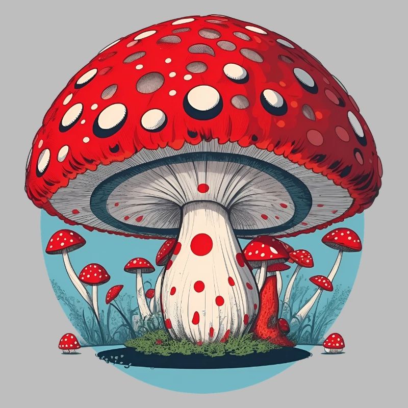 Red Mushroom - Toadstool - Lucky Mushroom