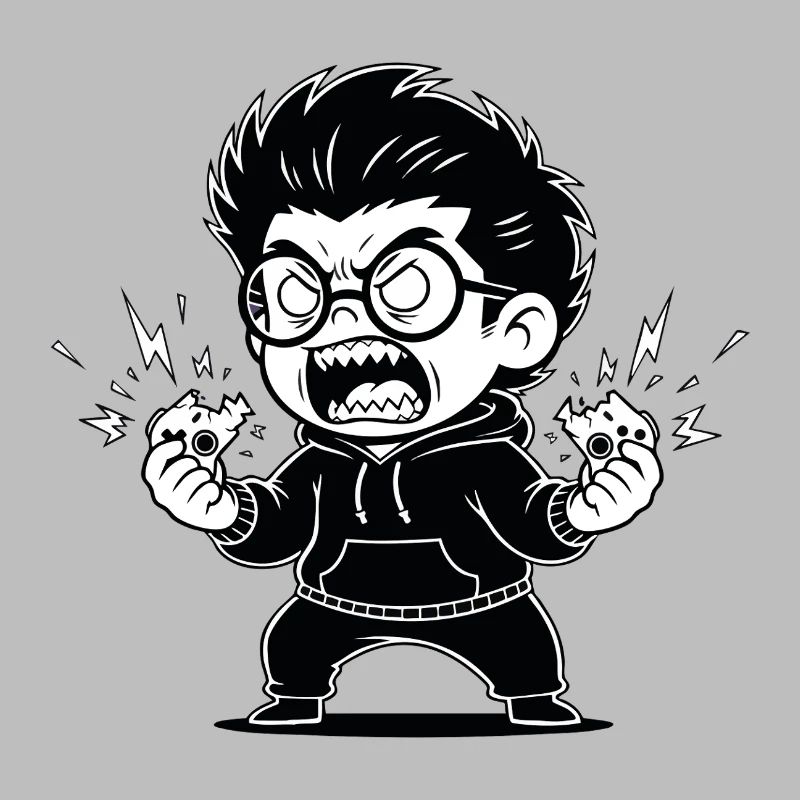 Gamer Anger Controller Broken Rage