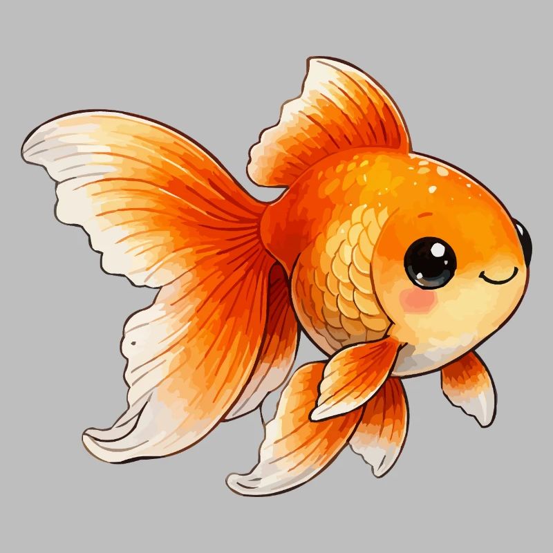 Goldfisch Illustration
