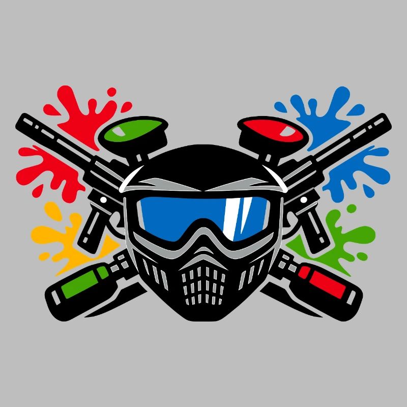 Graffiti-Helm mit Farbspritzer