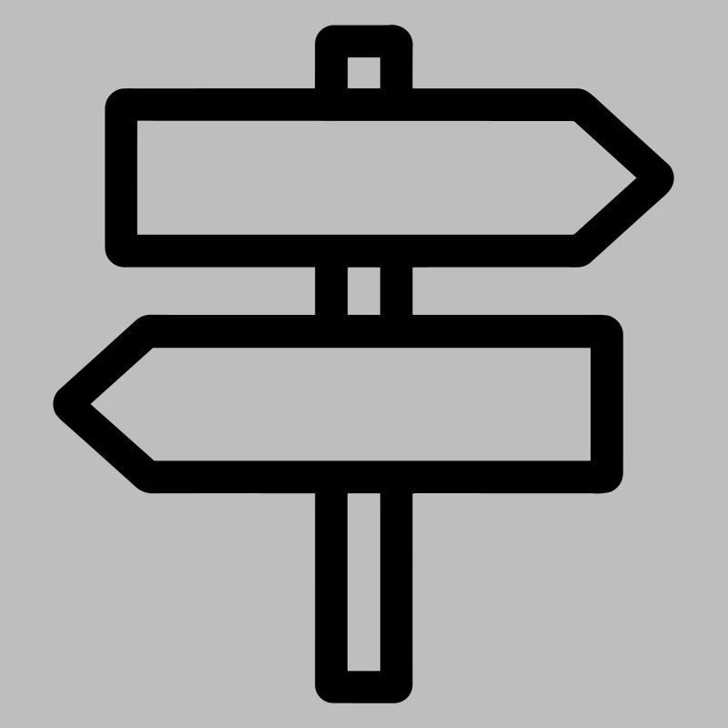 Direction sign