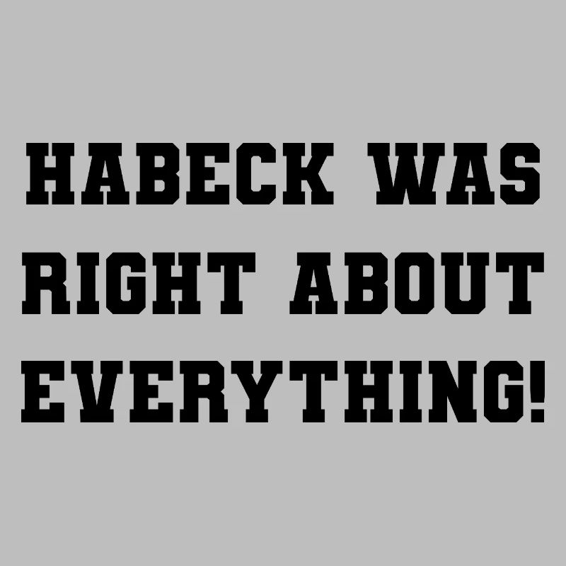 Habeck was right about everything!