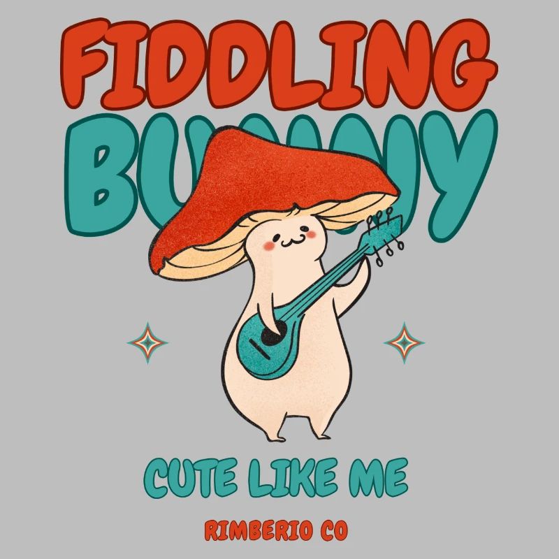 Fiddling Magic Mushroom Rabbit