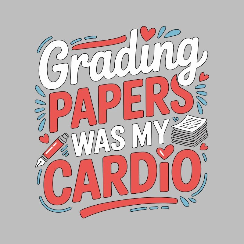 Retired Teacher Grading Papers Was My Instructor