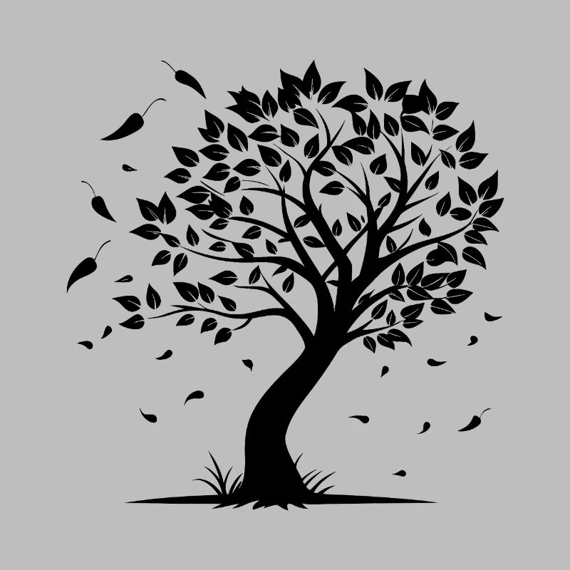 Arbre au vent