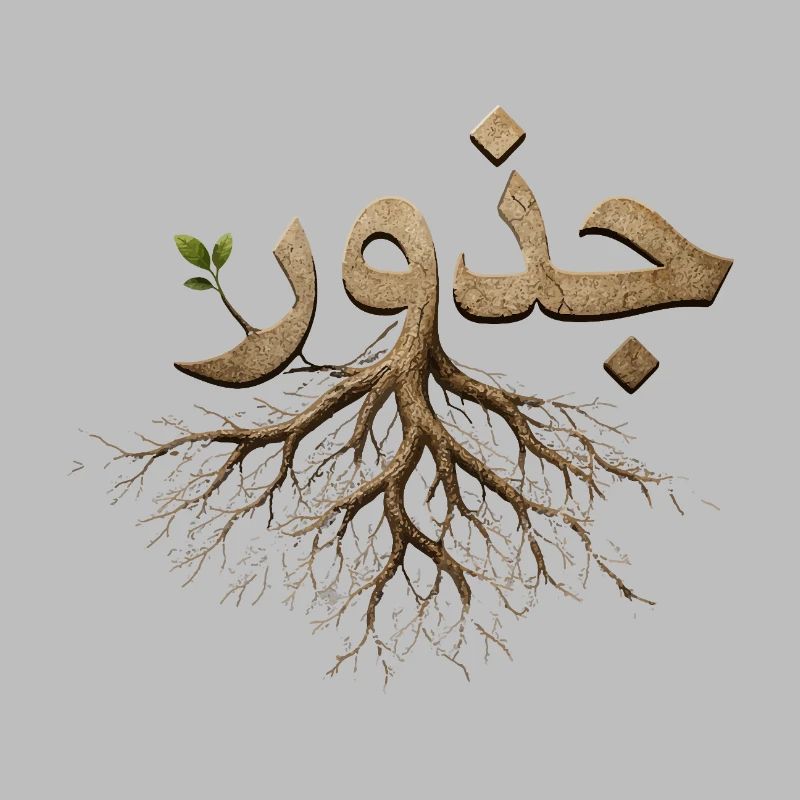Juthur Arabic Roots - Calligraphy Tree Roots