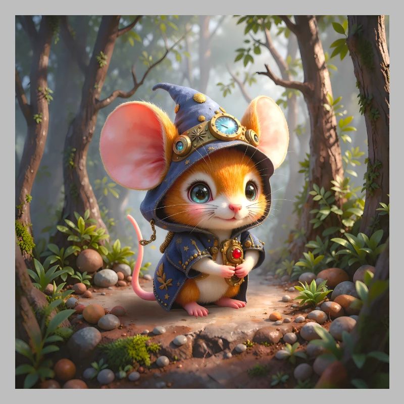 Shining Forest Mage Mouse