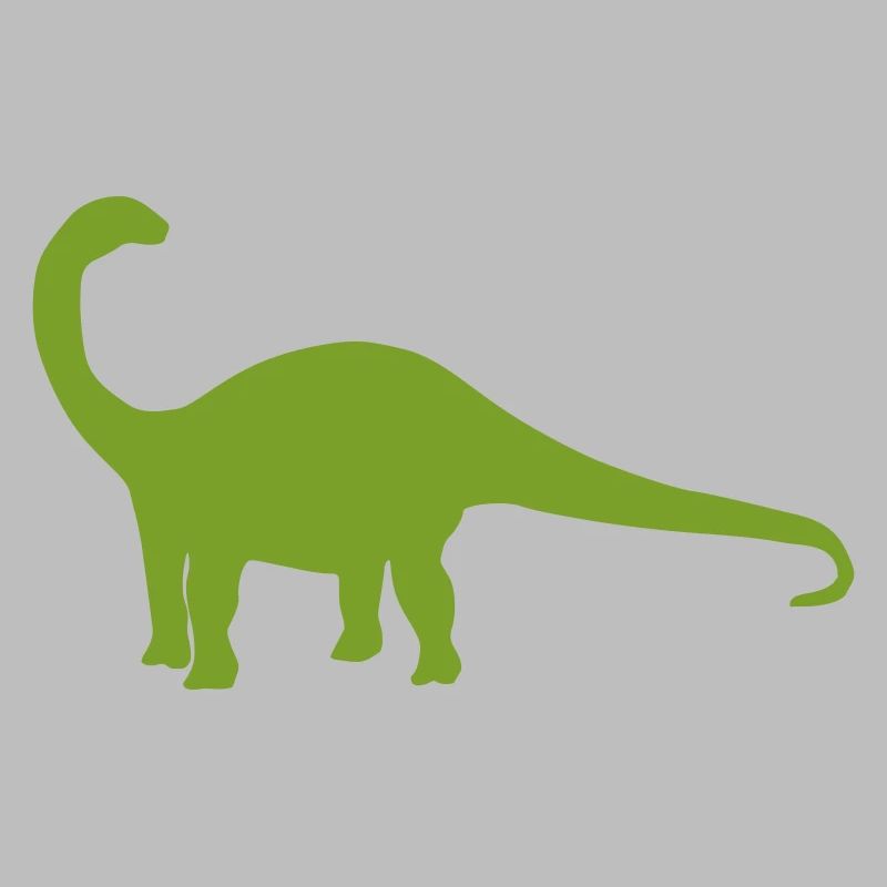Dinosaur Silhouette Green